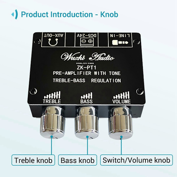 Bluetooth 5.0 Dekoder Board Dobbelt Kanal Stereo Forstærker Board