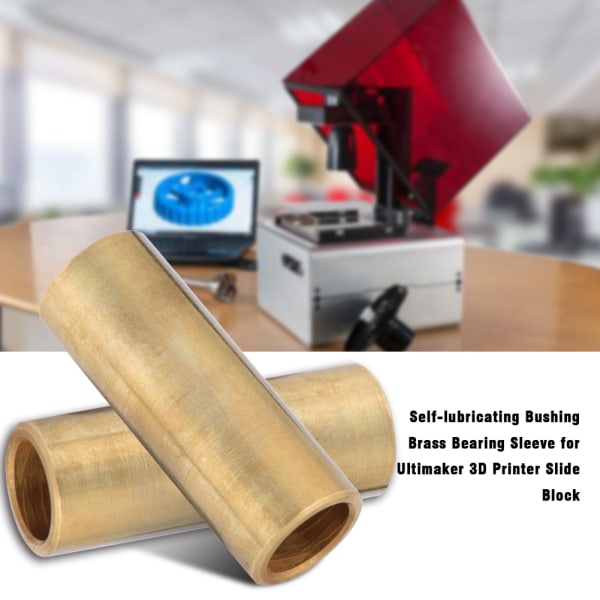 Självsmörjande bussning mässing lagerhylsa för Ultimaker 3D-skrivare glidblock 8*11*30mm