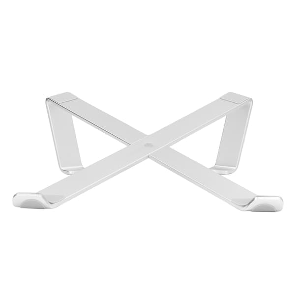 Bærbar computerstativ i aluminiumslegering, sølv, foldbart design, justerbar højde, varmeafledning, bordpladeholder til kontor