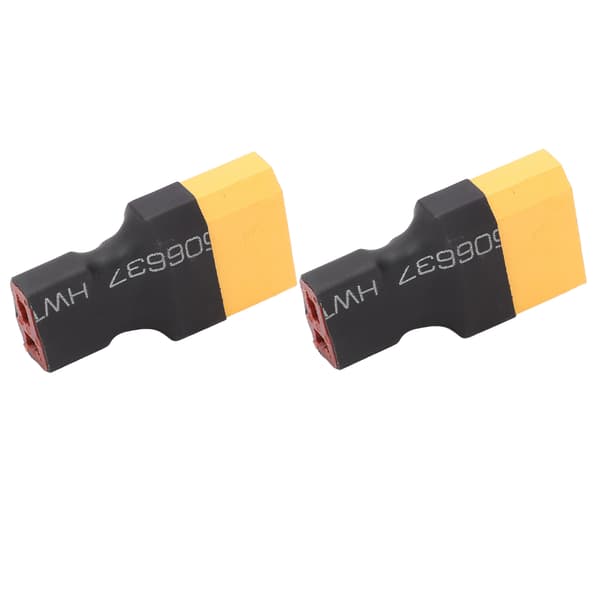 2 stk XT90 Han til T Hun Adapter Standard XT90 Han til T Hun Stik til RC Bil Fly Skib Modeller