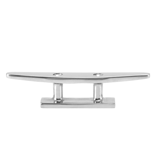 Rustfrit stål lav flad top båd dock klampe marine grade båd dæk reb slips udskiftning dele 150mm / 6inch