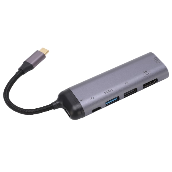 6 in 1 USB C -keskitin VGA USB3.1 USB2.0 TYYPPI C2.0 PD100 Type C telakointiasema kannettavalle tietokoneelle