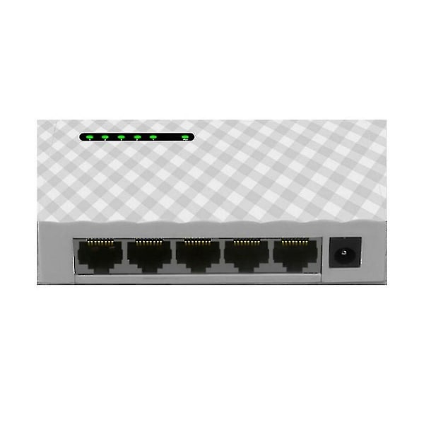 1000m Desktop-nätverk Switch Rj45 Ethernet 5 Port Hub För Dator Hem Monitor