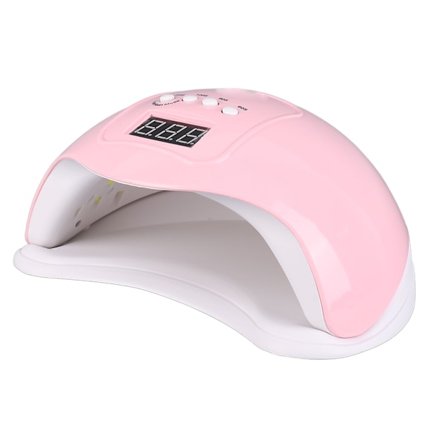 Digital neglelampe 24 stk. lyschips 48W bærbar multi-mode USB LED manicurelampe pink