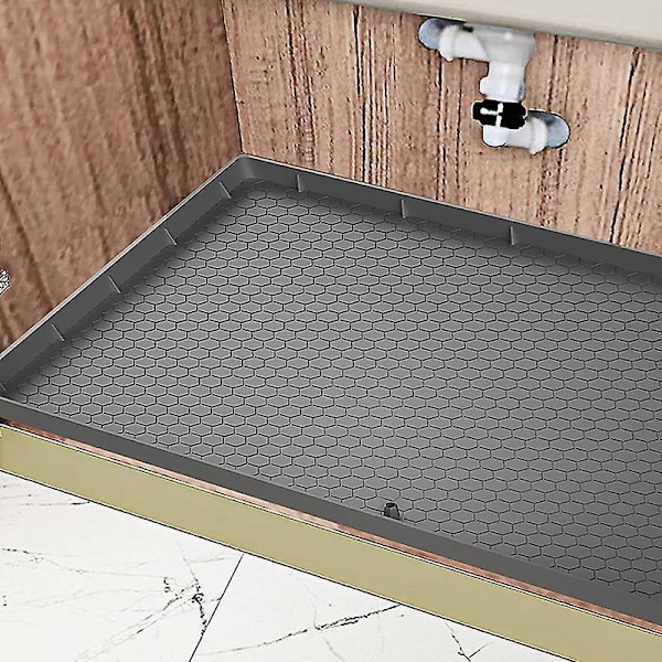 Vandafvisende Under-Vaskematte, 33,8\" X 22\" Silikonforing med Afvandingshul