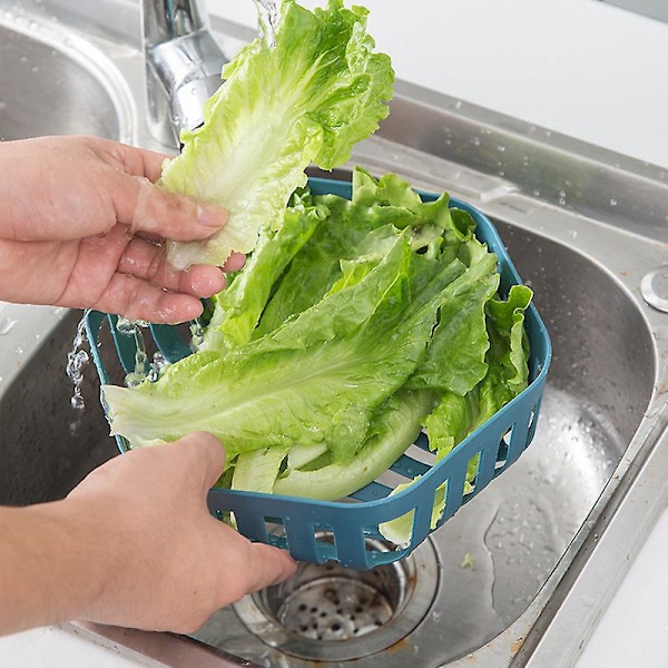 Dekorativ fruktställ och skål i plast för godis och avrinning