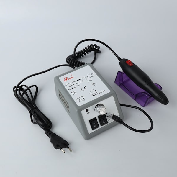 Cadrim Ammattimainen Sähköinen Kynsiviila Manikyyriin ja Pedikyyriin - Harmaa, 20 000 RPM