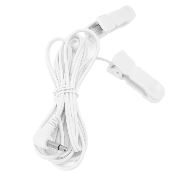 Tens Ear Clip 3,5 mm TENS Wire Kabel Elektrode Bly Kabel Øre Clip for TENS Unit Fysioterapi Machine