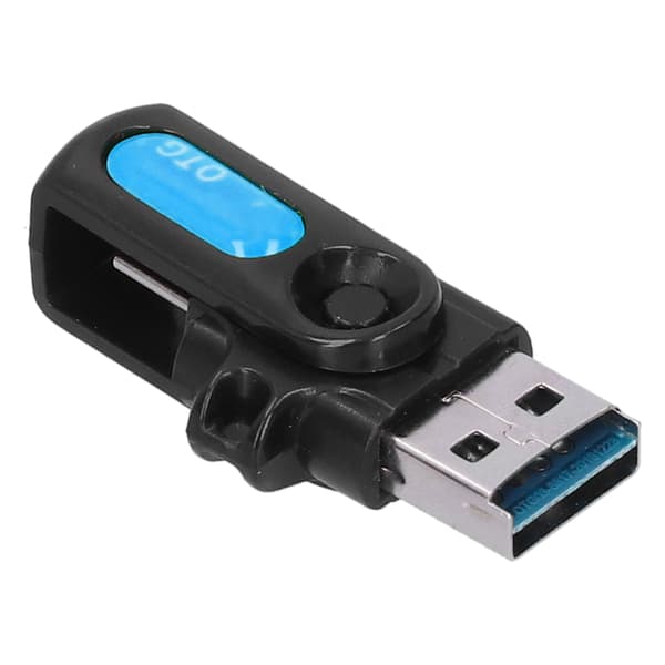 Android V8 -liitännän OTG-sovitin kannettava tiedonmuunnin USB2.0/3.0/USB PD -laitteille, sininen