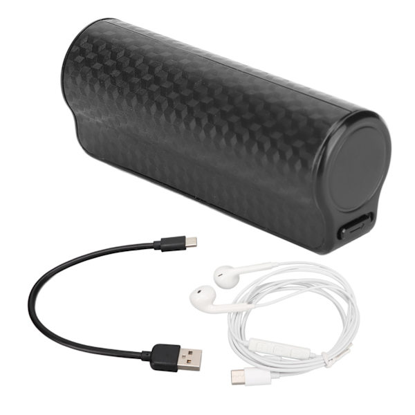 Mini stemmeoptager stærk magnetisk MP3 AI intelligent HD støjreduktion digital stemmeaktiveret optager Type C interface sort 16GB