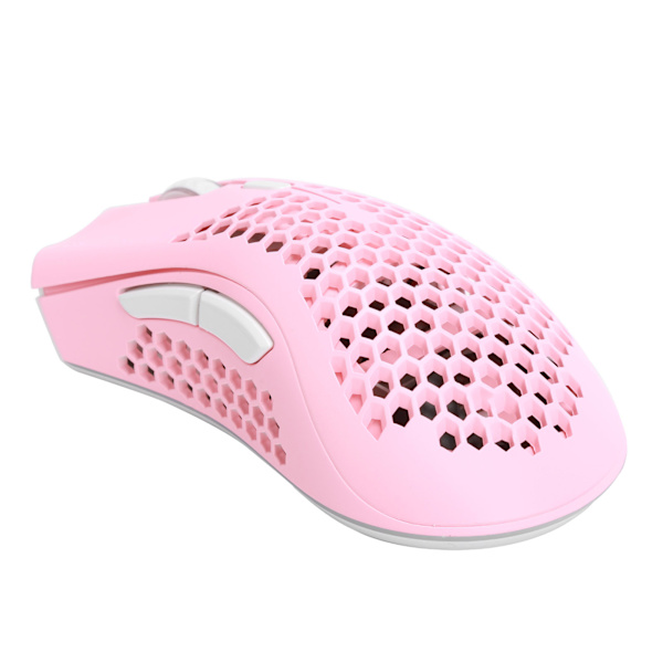 Gamer-hiiri RGB Ladattava Langaton Ontto Toimistotarvikkeet 2.4GHz BM600Pink