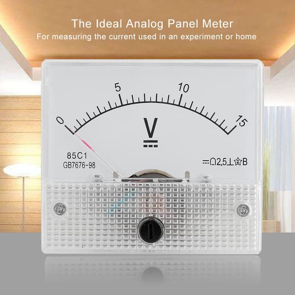 DC 0-15V DC Analog 85C1 Strøm Voltmeter Spænding 2.5 Nøjagtighed Spænding Analog Voltmeter Panel