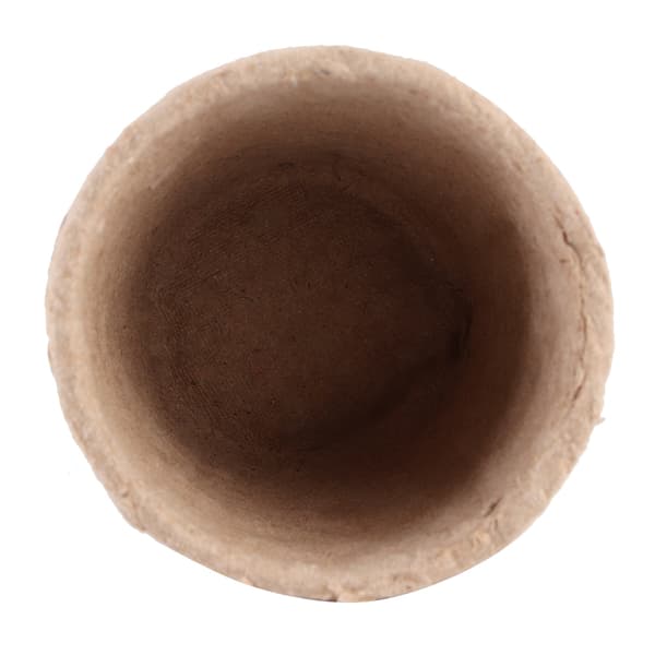 50 stk 6x6CM runde nedbrytbare papirmasse torvpotter planteskolekopp for hagearbeid