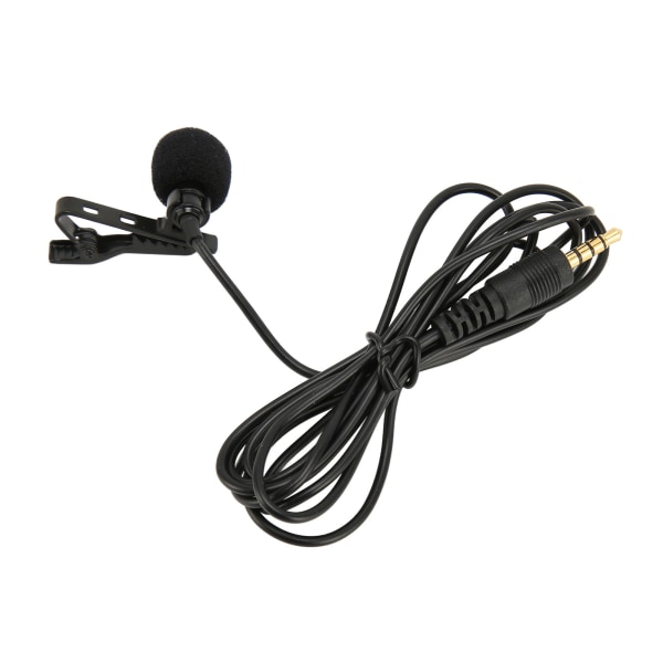 Lavalier Lapel Microphone Profesjonell støyreduserende klips på Lapel Mic for podcasting Opptak Vlogging