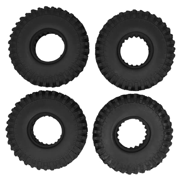 4 st 120 mm fjärrkontroll gummidäck däckbyte för SCX10/TRX4 1/10 RC-bil