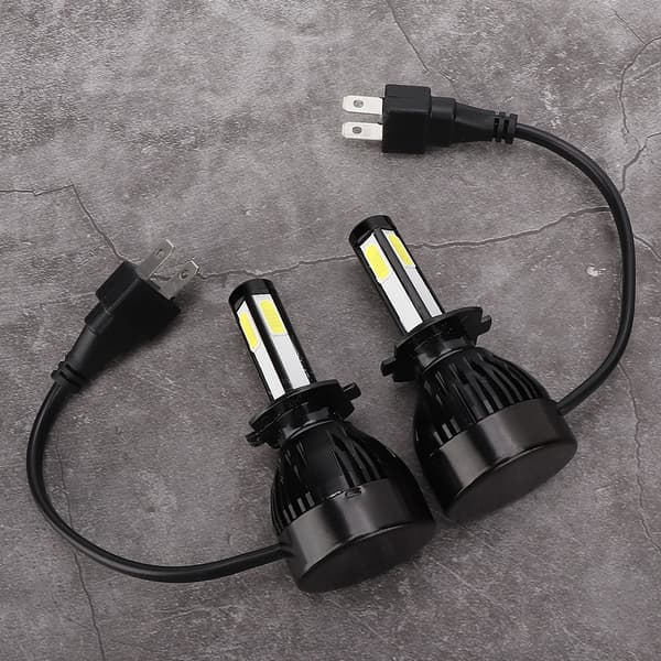 2 stk H7 80W Supersterk Bil LED Hovedlys Vanntett Auto Hovedlampe