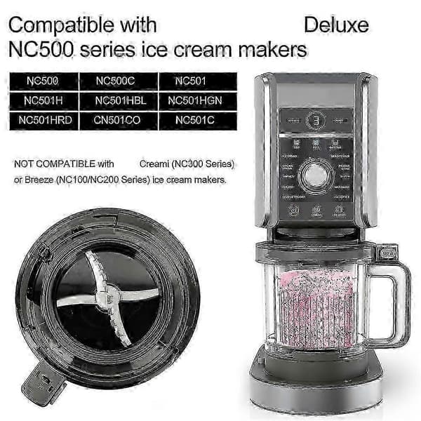 Tilbehør til udskiftning af klinge til Creami Deluxe NC501 Series ismaskiner, reservedele til Creami