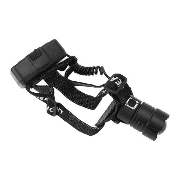 LED Oppladbar Hodelykt 3 Moduser 90 Graders Justerbar 90000 LM Oppladbar Zoom Hodelykt for Utendørs Camping Løping