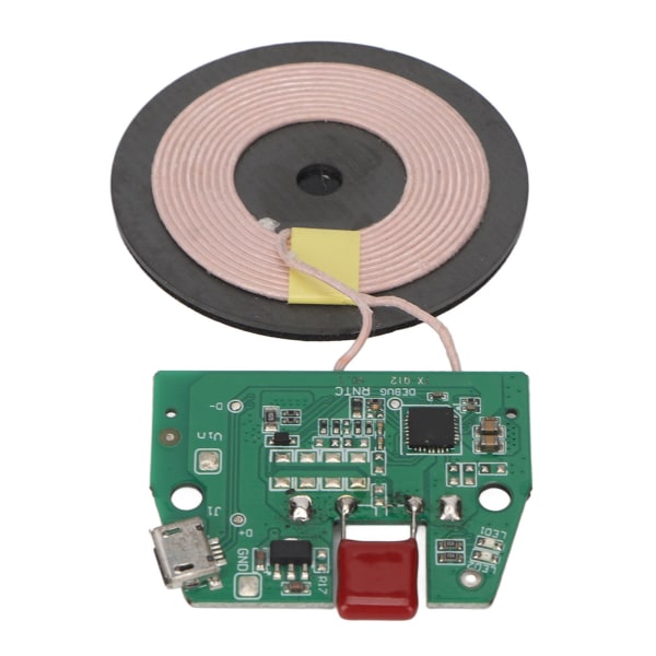 Trådlös laddningsmodul QI Standard Snabbladdning Micro USB Port Coil DIY trådlös laddare PCBA Kretskort