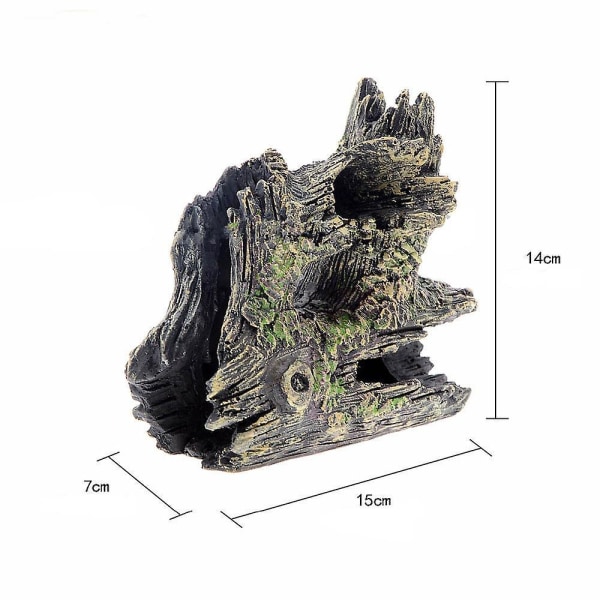 Laadukas hartsi Driftwood-akvaariokoristelu akvaariokoristeisiin