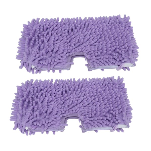 2 STK Moppudskiftningspuder Blød Mikrofiber Moppeklud Tilbehør Passer til Shark S3601 S3501 Lilla