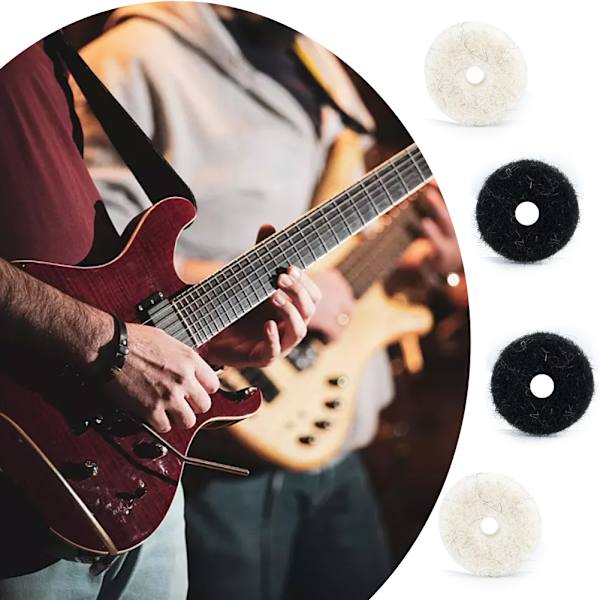 Remlås Spänne Skydd Musikinstrument Tillbehör för Gitarrbas