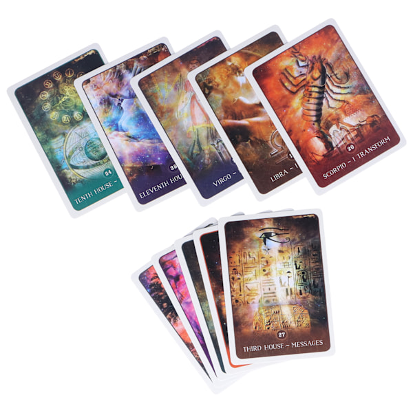 Fäst Tarotkortlek Bärbar Ödes Divination Kort Spådom Brädspel Present