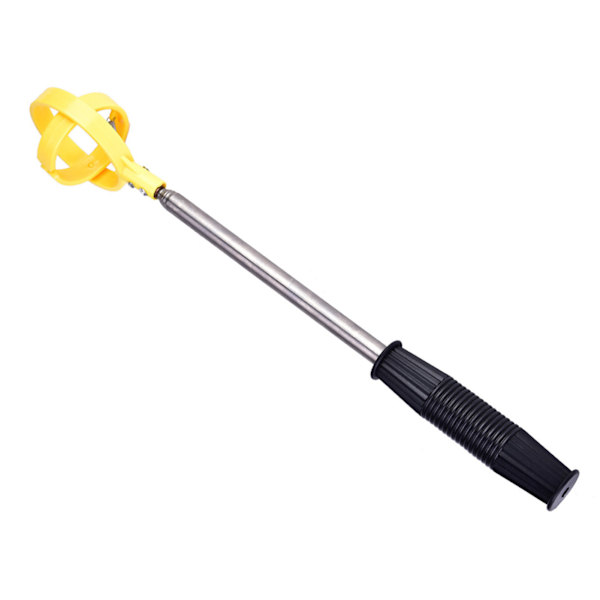 Praktisk golfplukker teleskopisk antenne ball pick up Tool Device Retriever Scoop (gul)