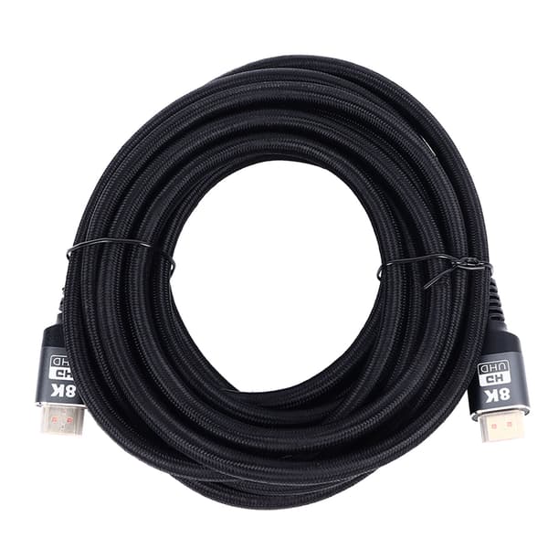 HD Multimedia Interface-kabel Guldpläterad 8K-stödd 48 Gbps Dynamisk HDR VRR QMS HD-kabel för TV-datorskärm Typ 1 5 meter