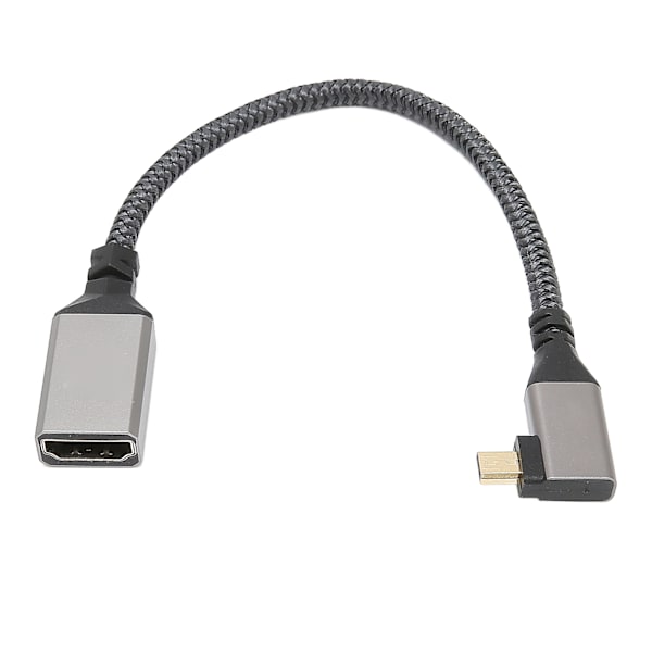 HD multimedie interfacekabel 4K 60Hz han til hun mikro til HD multimedie interface kabel til pc kamera projektor venstre 0,2 meter / 7,87 tommer