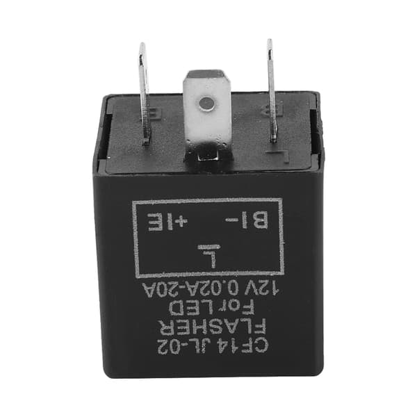 Retningsindikator 12V 3-pins justerbar LED-blinkrelé fikser blinklysindikator CF14