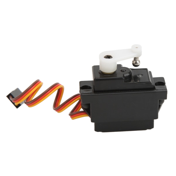 Digital Servo Lågbruskänslig plaststyrväxel med arm för WLtoys 124016 124017 144010 1/14 RC-bilar