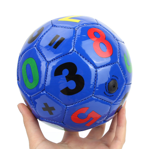 Barn Utendørs Sport Fotball Fotball Størrelse 2 Treningsutstyr (lilla nummer)