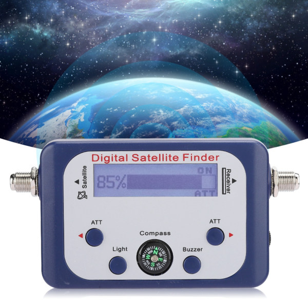 950-2150 MHz kannettava digitaalinen satelliittisignaalimittari LCD-näytöllä