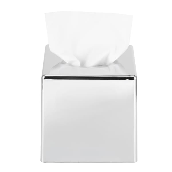 Bord Elektroplettering Toiletpapir Tissue Box Holder til Stue Badeværelse Hotel