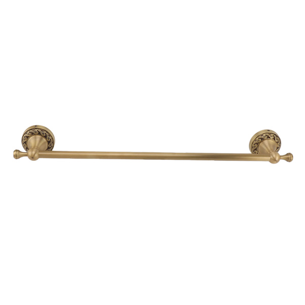 Håndklædeholder til badeværelse 19,7 tommer Robust kobber Elegant retro stil Håndklædeholder med skruer Hexnøgle til hjemmekøkken Antik