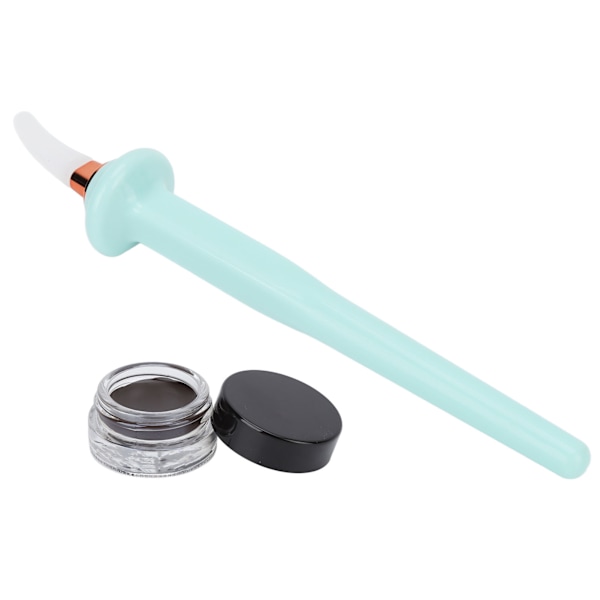 3 st Silikon Eyeliner Applikatorverktyg Professionellt vattentätt Långvarig Eyeliner Guide Wand Set Cyan