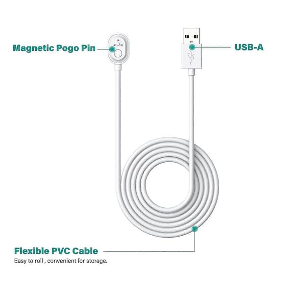 3 meter Outdoor Magnetic Charging Cable Compatible with Arlo Ultra 1 2 Pro 3 4 5