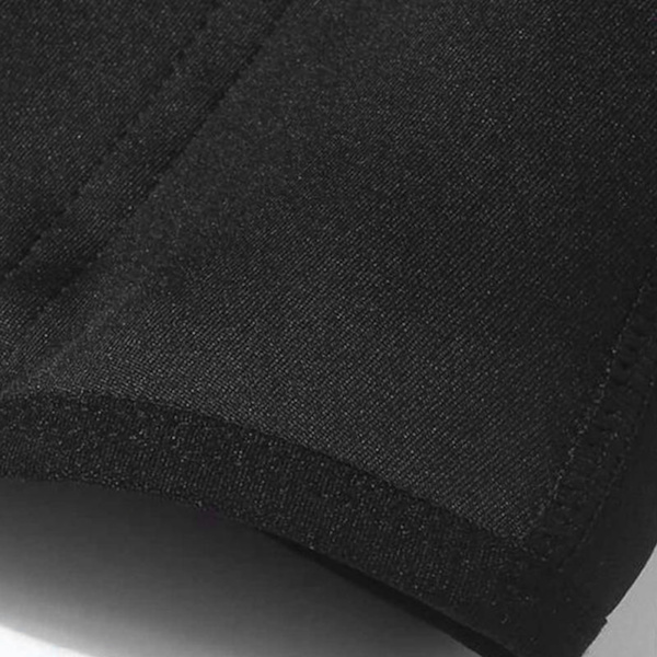 Kvinders underbust korset taljetræning 2 i 1 multifunktionel lynlås foran korsetoverdele til fitness bryllup Cosplay Sort S