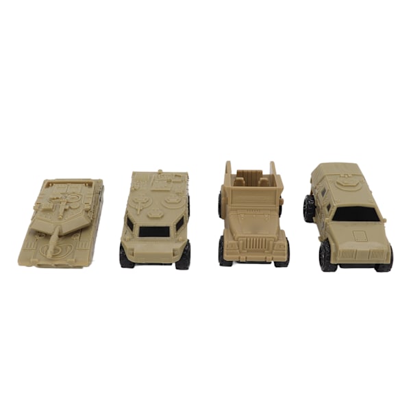 4 kpl/setti 1/64 Mini-rakennusajoneuvoa ABS-vetotekniikka-auto lapsille yli 3-vuotiaille