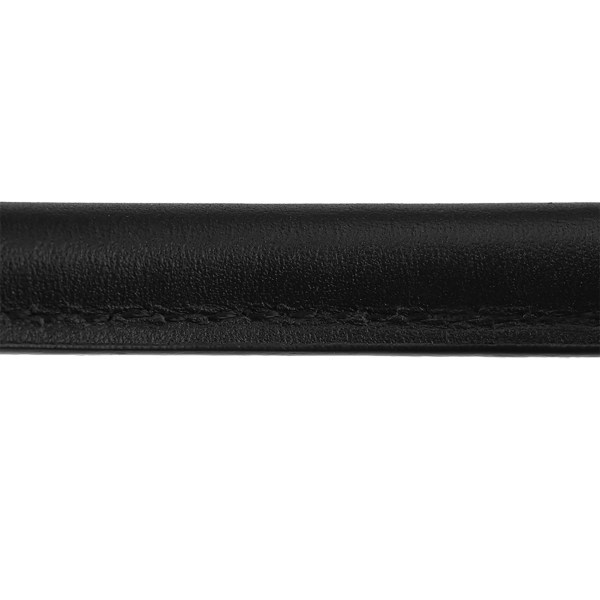 DIY ægte lædertaskestropper - 2 stk Black