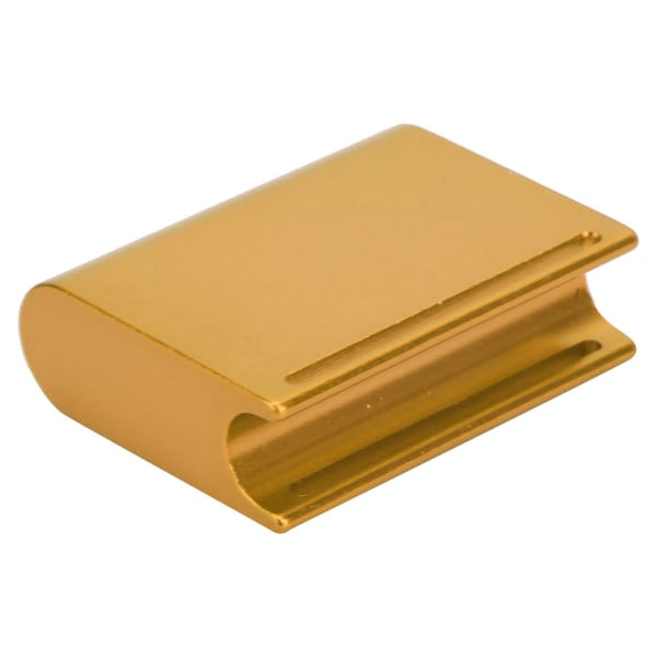 Aluminiumslegering Læder Kant Slicker Burnisher DIY Læder Craft Trim Poleringsværktøj (Guld)