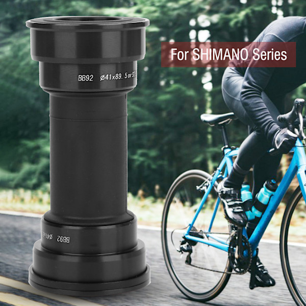 BB92 Bundkarret Bjergcykel Integreret Hul BB Tryk Center Aksel DIY Cykel TilbehørSort