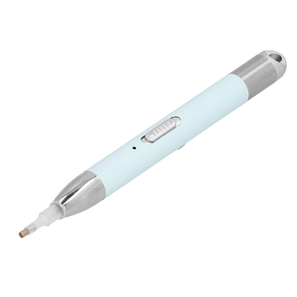 Bor Pen Lysende USB Genopladelig Korssting Applikation Diamant Maleri Værktøj med Opbevaringsboks Grøn