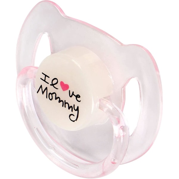 2 st Återfödd Docka Magnetisk Napp, Söt Simulerings Magnetisk Nipple Tillbehör Leksak endast för Återfödd Bebis (Rosa)