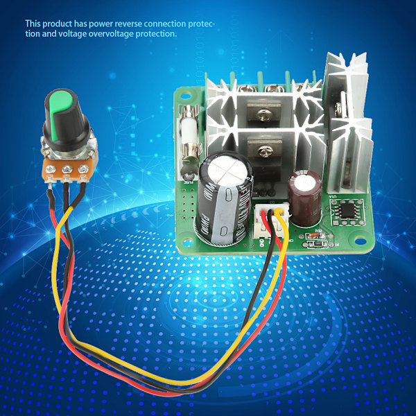 6V-90V 15A DC Motor Hastighedsregulering PWN Controller til PCL 0.01-1000W