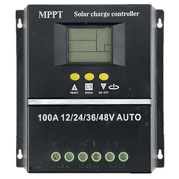 Pwm 100a 12v 24v 36v 48v Auto Aurinkopaneelin Lataussäädin -CNJR