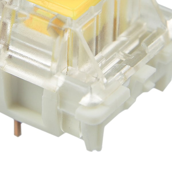 35 st SMD RGB Switch DIY Transparent Mekanisk Tangentbordsbrytare för nybörjare Gul Switch