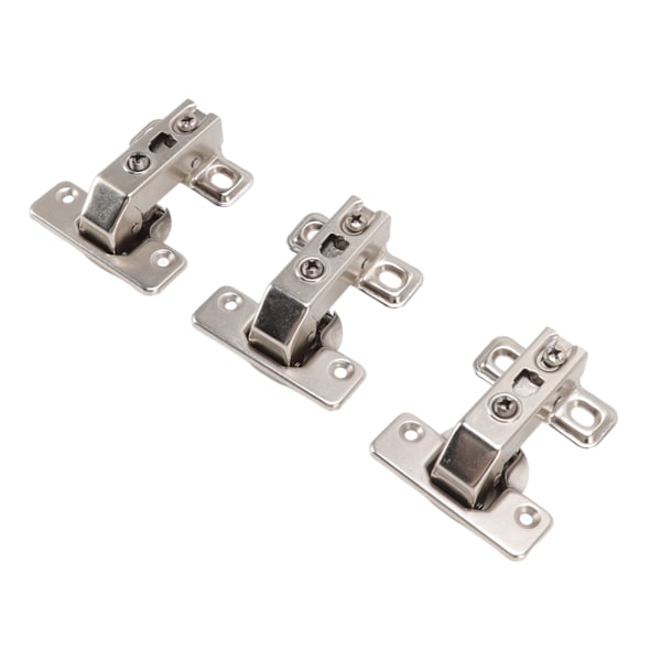 3 stk sammenleggbare hengsler sinklegering 180 graders integrert kort arm hengselsett maskinvare for skap garderobe dør bord