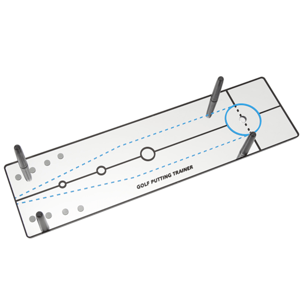 Golf Putting Alignment Mirror - Bärbar Puttinghjälp - Putting Mirror Träningshjälp Akryl Golf Putting Mirror
